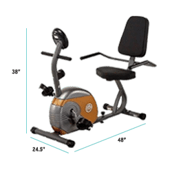 Recumbent Bike Dimension